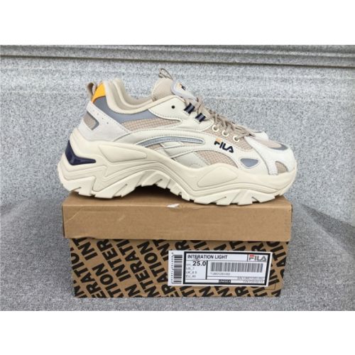 Fila heightened retro casual running shoes old shoes 1JMO1283-092