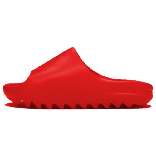 Red Yeezy Slides