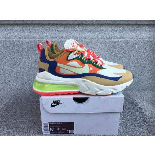 Nike Air Max 270 React Air Cushioned Running Shoe CQ4805-071