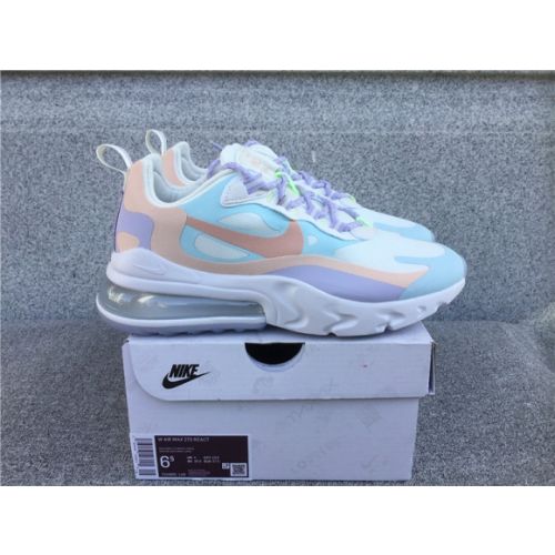 Nike Air Max 270 React Air Cushioned Running Shoe CQ4805-146