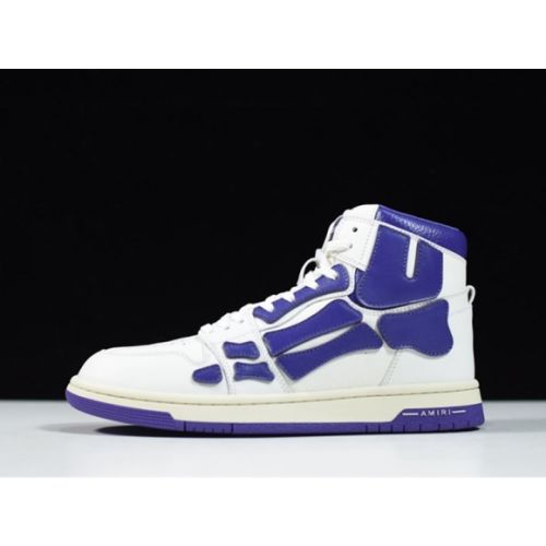 AMIRI Skel Top Hi Purple White