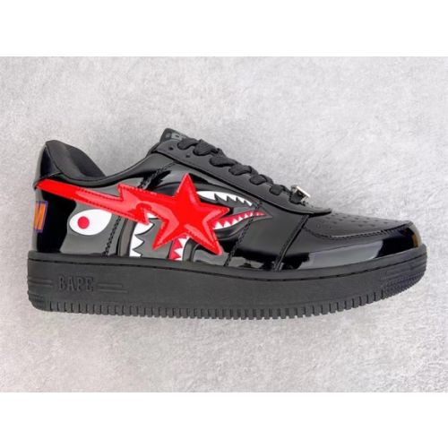 A Bathing Ape Bape Sta Low Shark Black 1F70-291-004