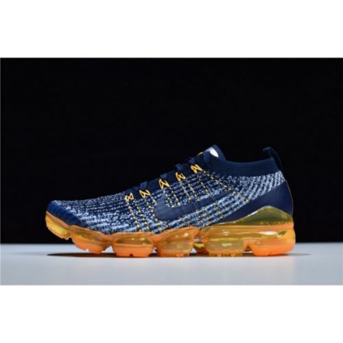 Nike Air VaporMax Flyknit 3 Navy Orange AJ6900-400