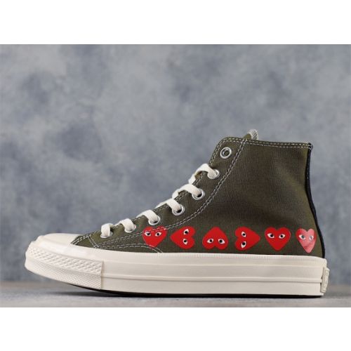 Converse Chuck Taylor All-Star 70 Hi Comme des Garcons Play Multi-Heart Green 162973C