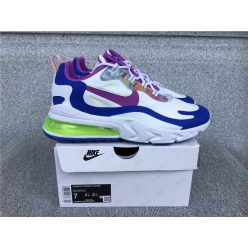 Nike Air Max 270 React Air Cushioned Running Shoe CW0630-100