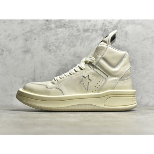 Converse TURBOWPN Mid Rick Owens DRKSHDW Egret 172343C