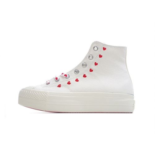 Converse Chuck Taylor All-Star Lift Hi White Red (W) AO1599C