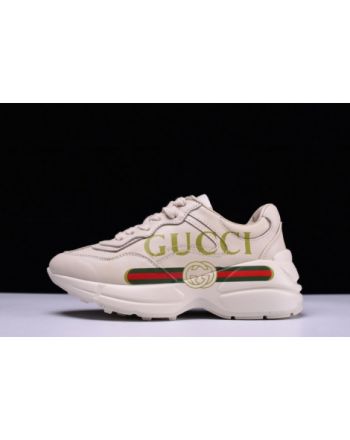 GUCCI LOGO RHYTON VINTAGE TRAINER SNEAKER