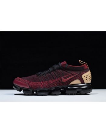 Nike Air VaporMax Flyknit 2 NRG Team Red Vachetta Tan AT8955-600