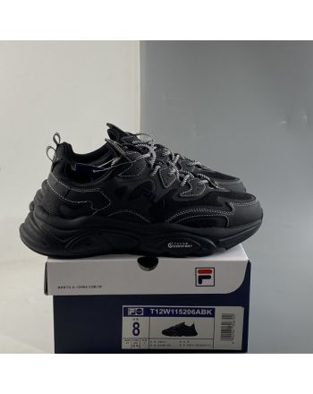 Fila heightened retro casual running shoes old shoes T12W115206ABK