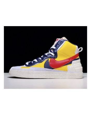 Sacai x Blazer Mid Maize Navy BV0072-700