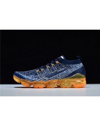 Nike Air VaporMax Flyknit 3 Navy Orange AJ6900-400