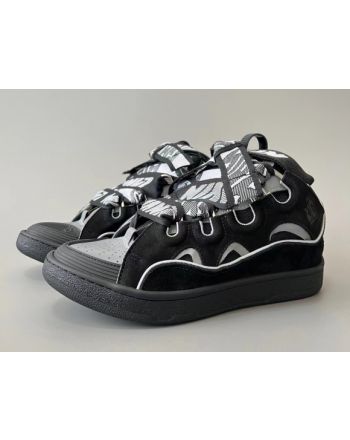 Lanvin Curb Sneaker Black Grey