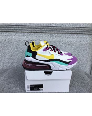 Nike Air Max 270 React Air Cushioned Running Shoe AO4971-101