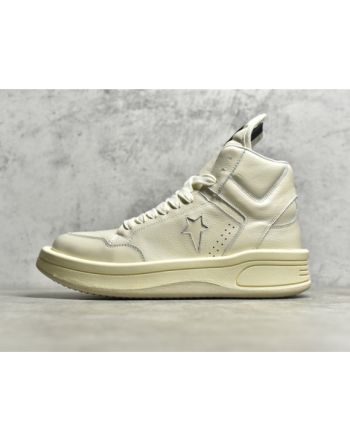 Converse TURBOWPN Mid Rick Owens DRKSHDW Egret 172343C